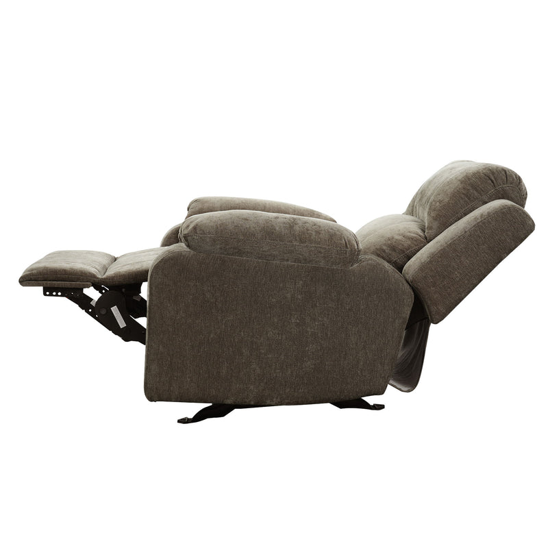 Upholstered Manual Recliner Chair With 3 Adjustable Backrest Positions