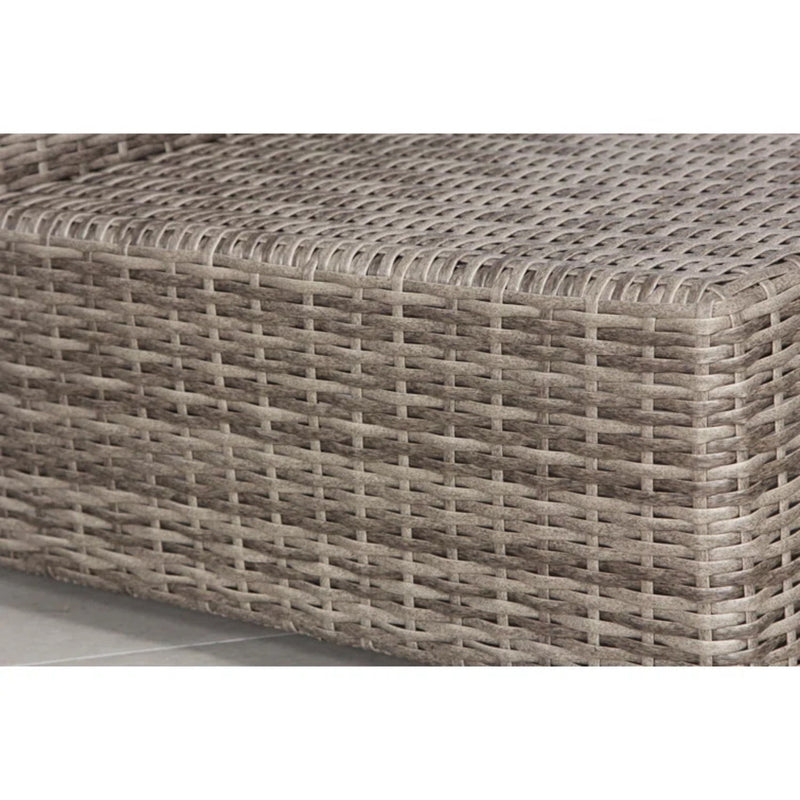 Chic Wide Outdoor Loveseat With Cushions