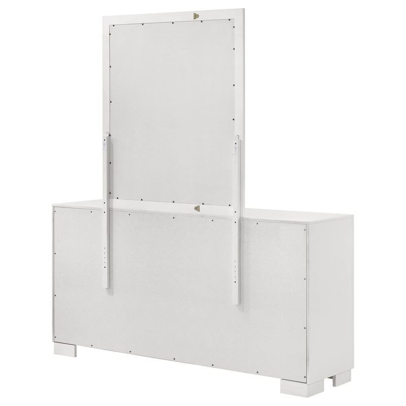 Polk - 6 Drawer Dresser With Mirror