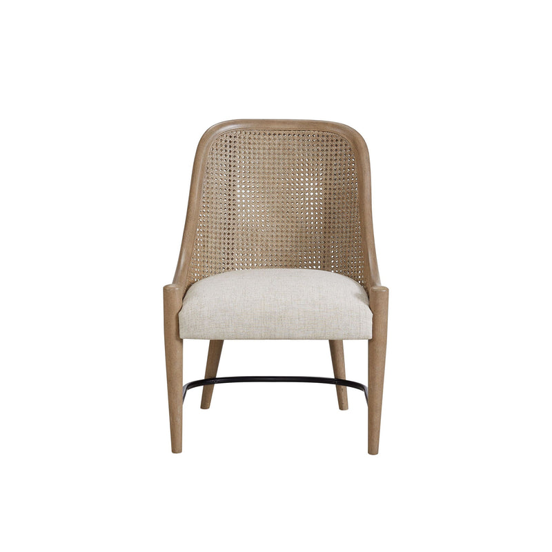Cane Backed Host Chair Colored (Set of 2) - Sand