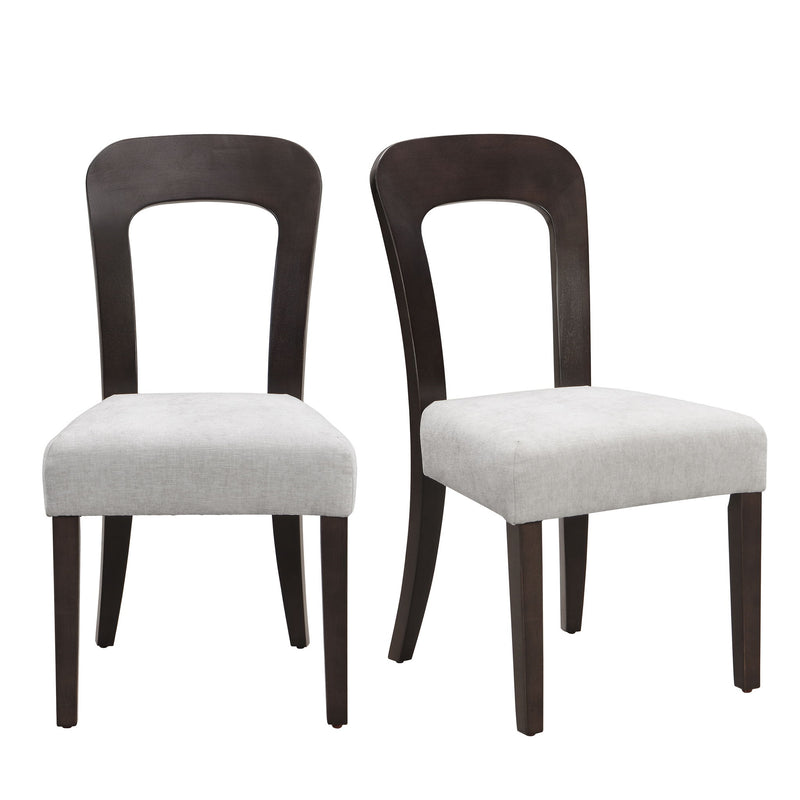 Upholstered Dining Chairs (Set of 2) - Gray