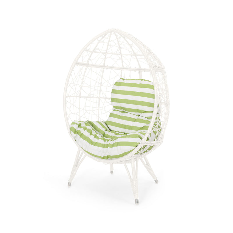 Cosmos - Round Hammered Iron Teardrop Chair