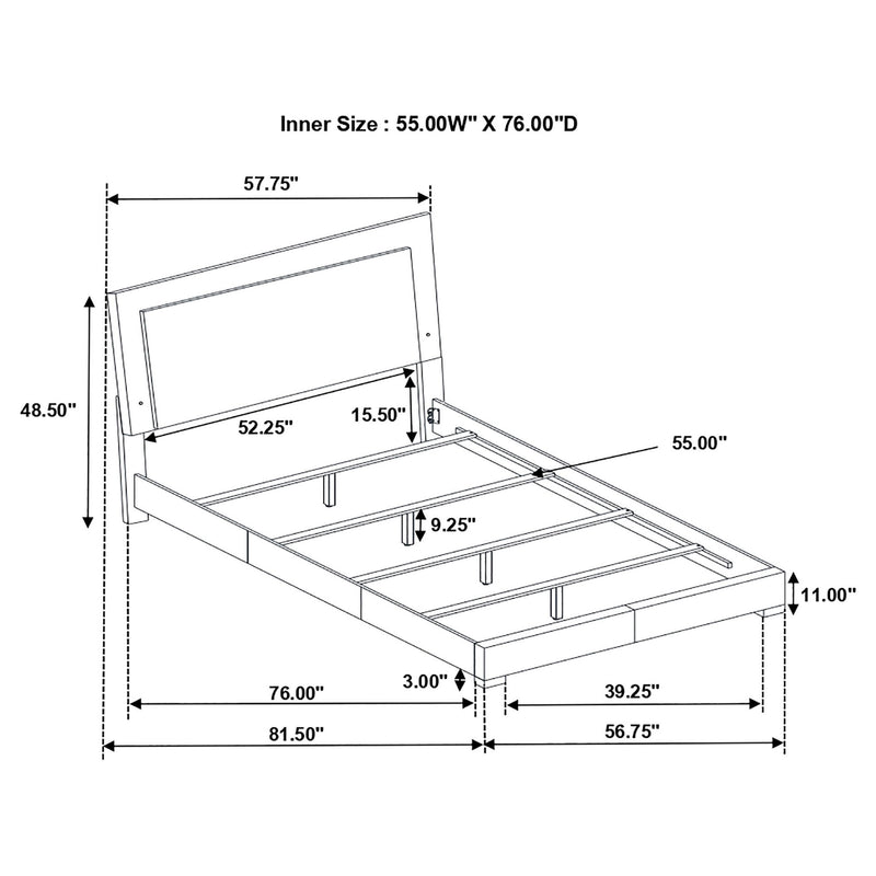 Dulcey - Bedroom Set With LED