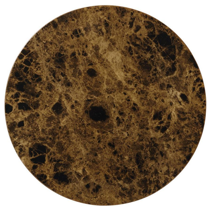 Laney - Scrollwork Entryway Sofa Console Table - Deep Merlot