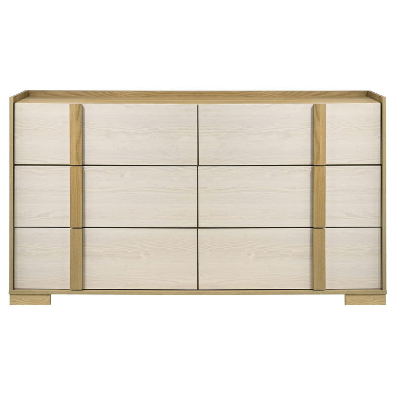 Hyland 6-drawer Dresser Natural