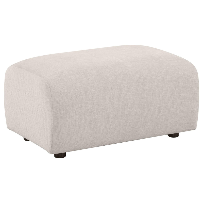 Burnett 4-piece Chenille Upholstered Sofa Set Ivory