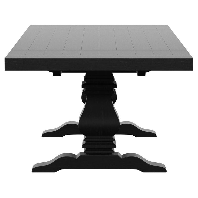 Florence 7-piece 126-inch Extension Dining Table Set Grey