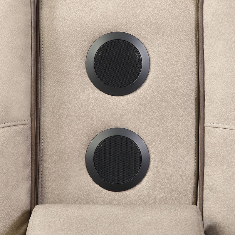 Bruno - Power Reclining Loveseat With Bluetooth Speakers