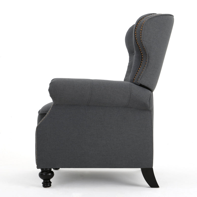 Modern Manual Push Back Recliner Chair