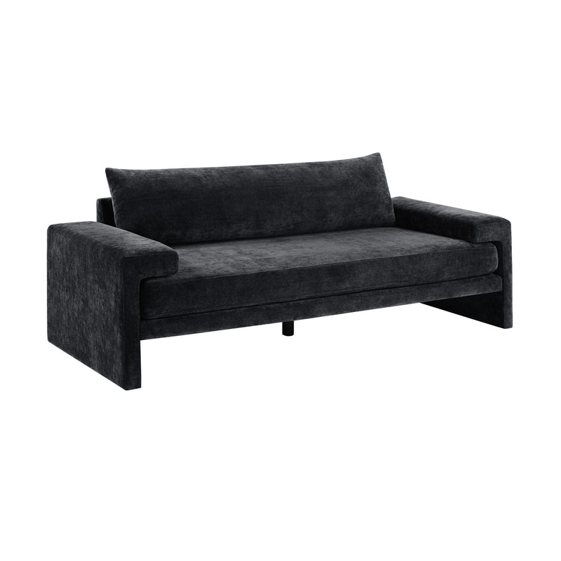 Upholstered 3 Seater Sofa With Wide Armrests