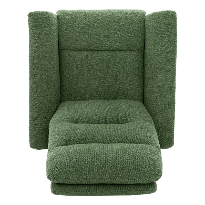 Manual Recliner Chair With 8 Point Massage And Swivel Function