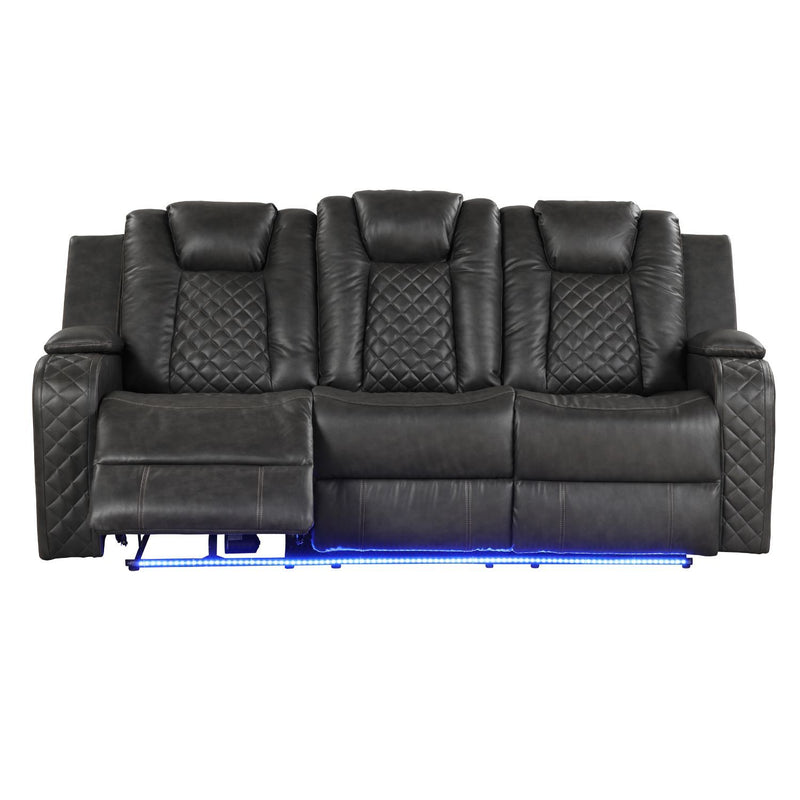 Benz - Power Reclining Sofa With LED Lighting