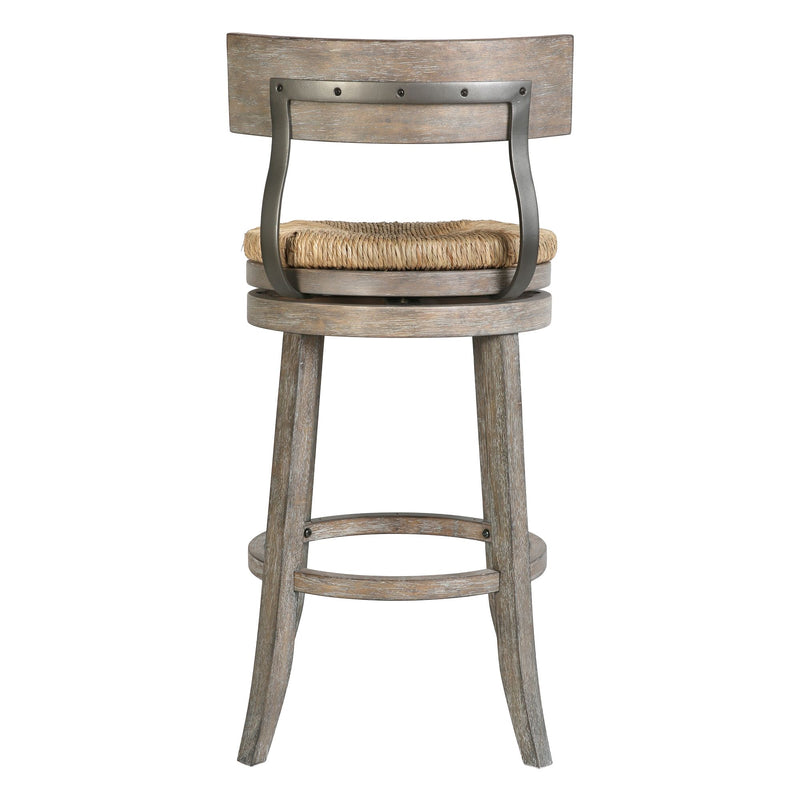 Stool With Natural Seagrass Seat