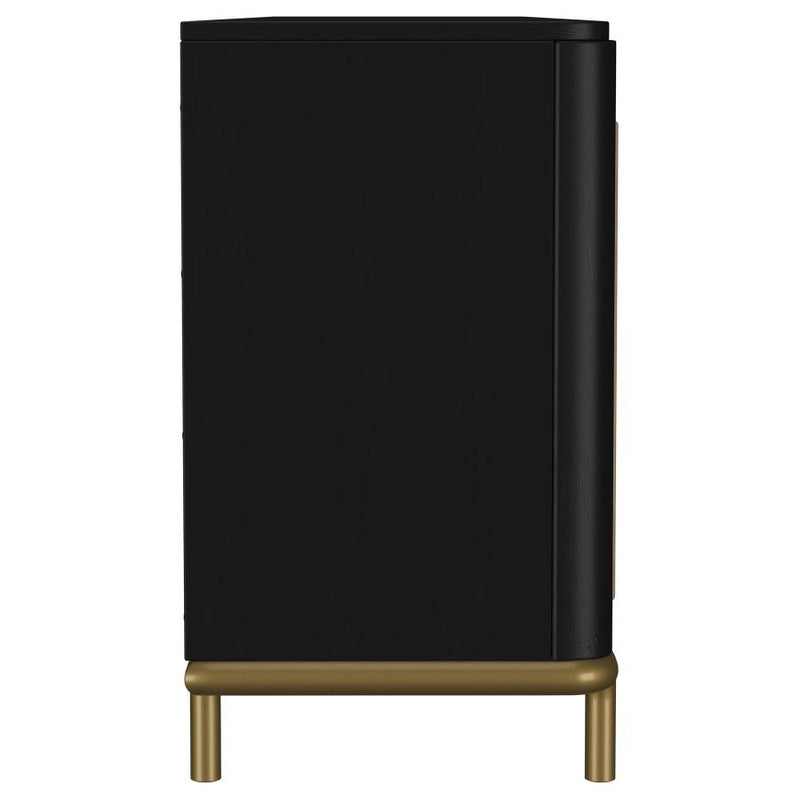 Arini - Rattan Cane 2-Door TV Stand Media Console