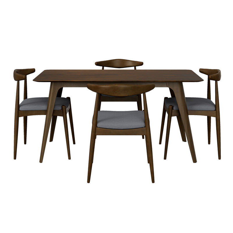 Retro Elegant 5 Piece Dining Set