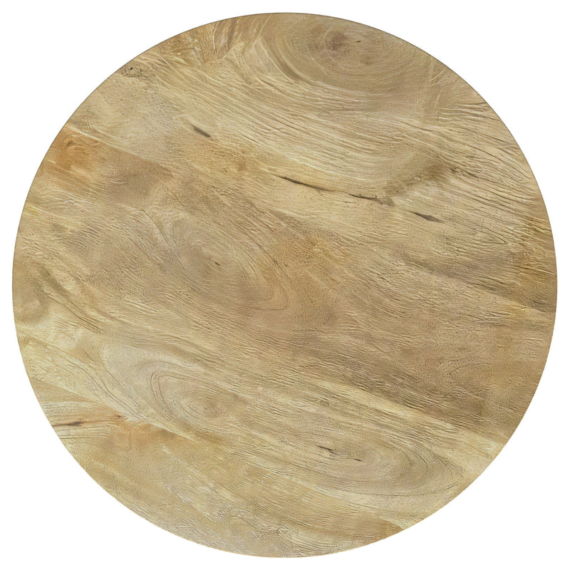 Diana - 2 Piece Round Coffee And End Table Set - Natural