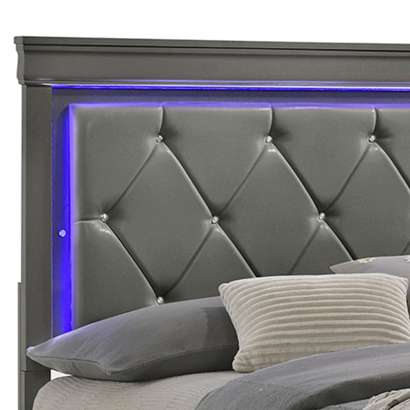 Blaze - Bedroom Set With LED Headboard
