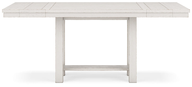 Robbinsdale - Rectangular Counter Height Dining Extension Table Set