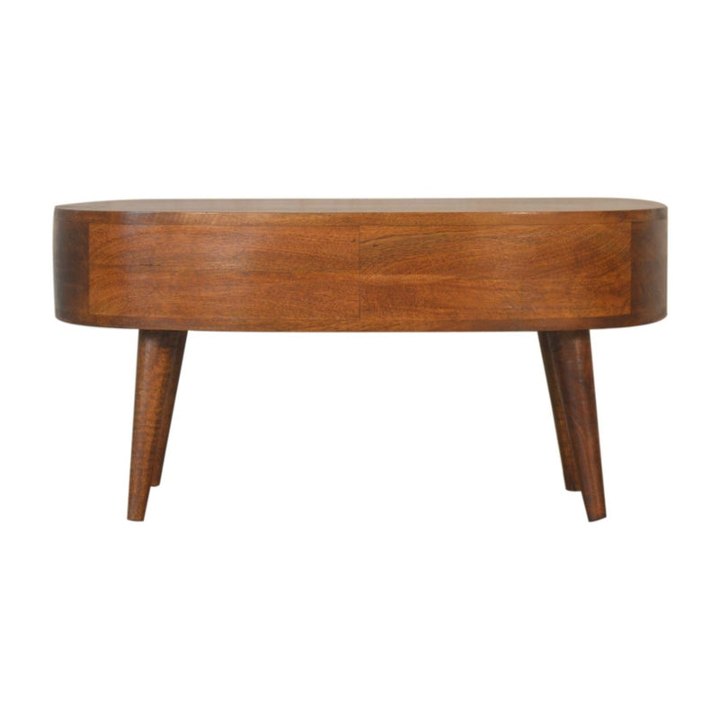 Wave Coffee Table With 1 Drawer