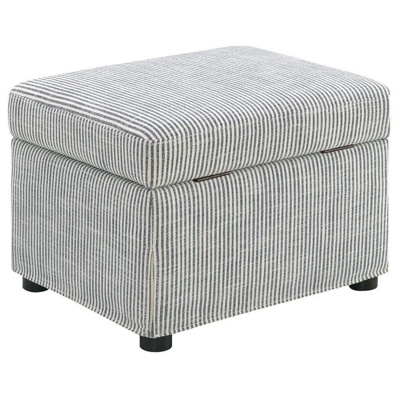 Winter - Upholstered Hydraulic Lift Top Storage Ottoman