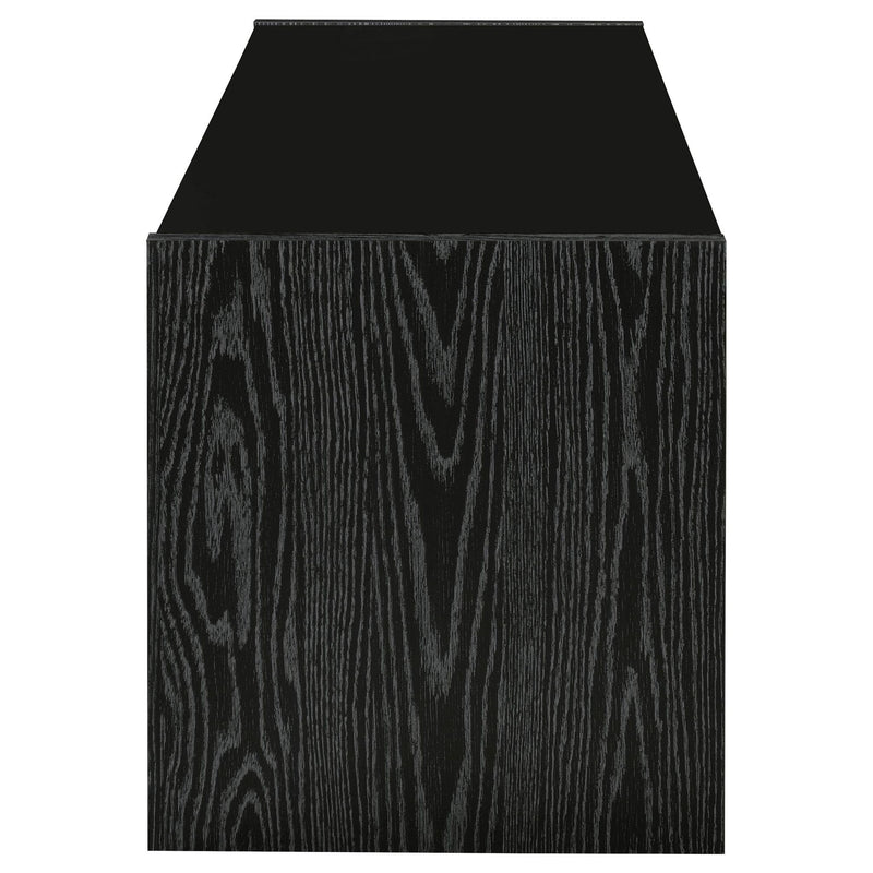 Alton 3-drawer Engineered Wood 61-inch TV Stand Black Oak