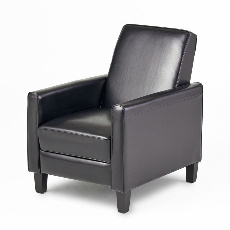 Upholstered Push Back Recliner Chair For Living Room