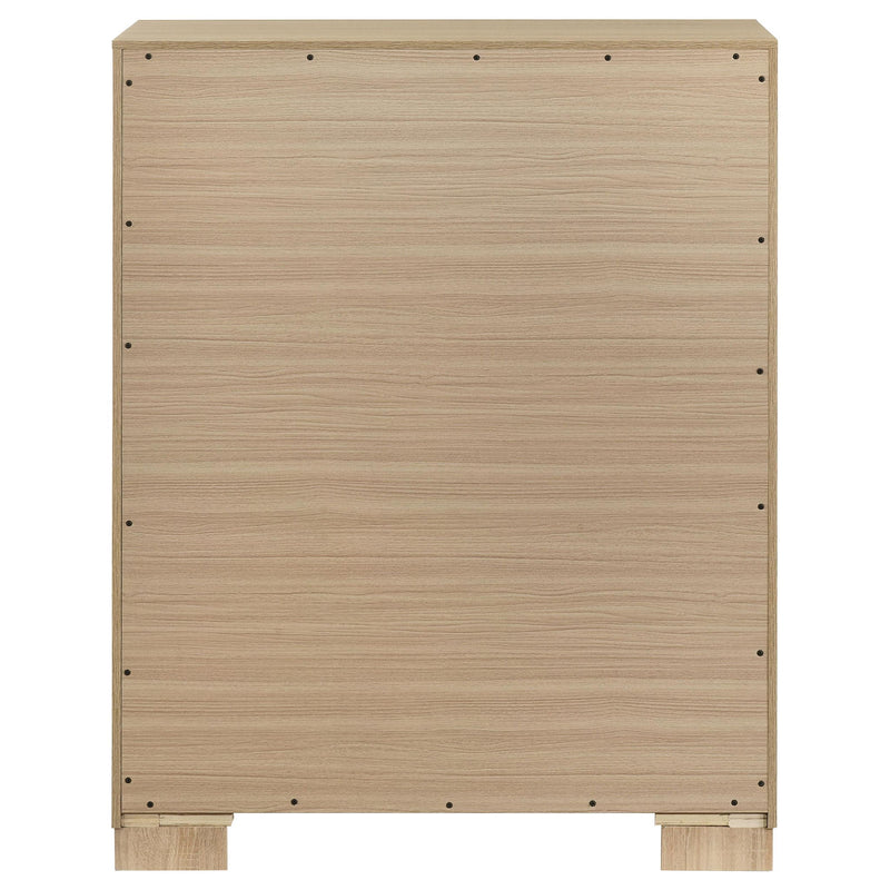 Arielle 4-drawer Bedroom Chest of Drawers Light Oak