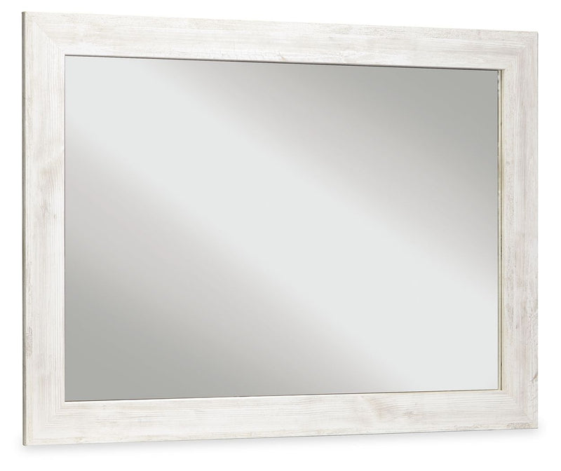 Paxberry - Bedroom Accent Mirror - Whitewash