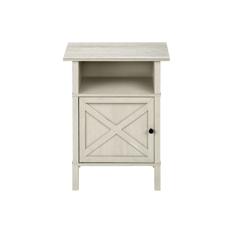 Transitional Accent Table With Storage