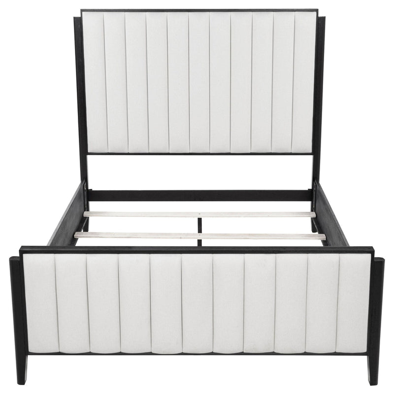 Brookmead 60-inch Upholstered Queen Bed Black