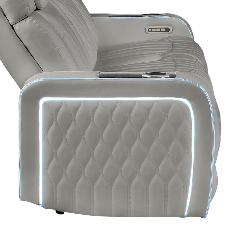 Electra - Power Recliner With Power Headrest, Massage, LED Lighting And USB Control