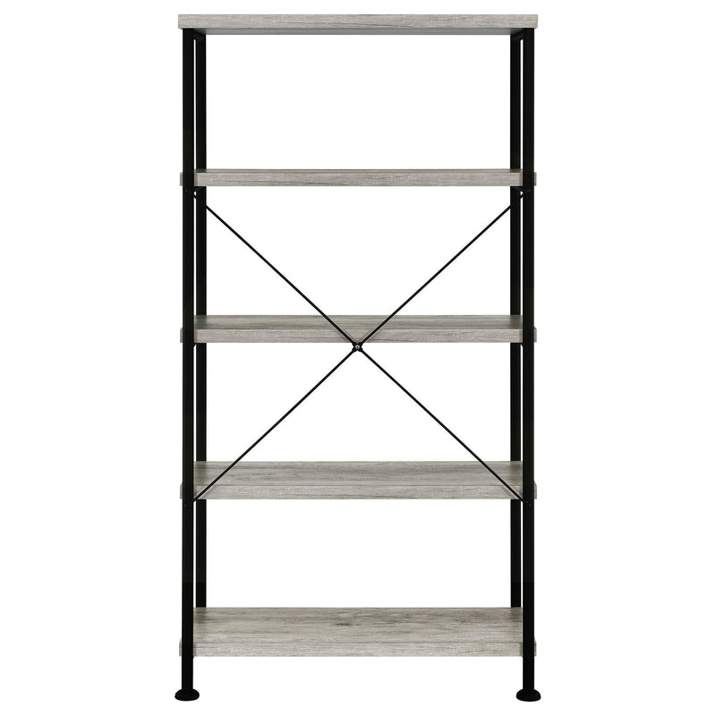 Analiese 63-inch 4-shelf Bookshelf Grey Driftwood