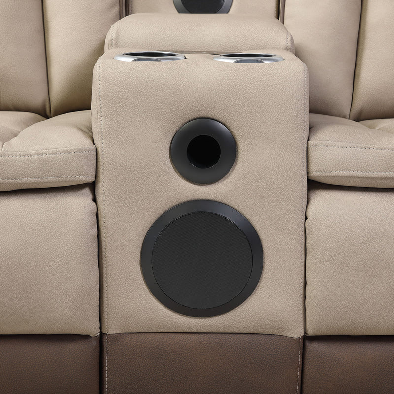 Bruno - Power Reclining Living Room Set With LED Lighting