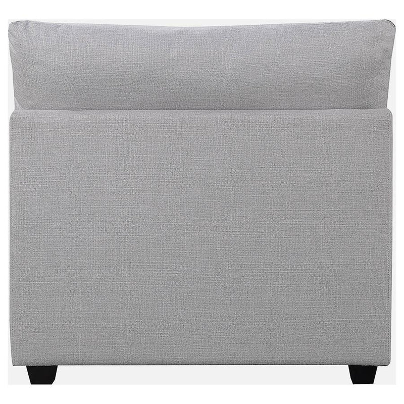 Cambria - Upholstered Armless Chair - Gray
