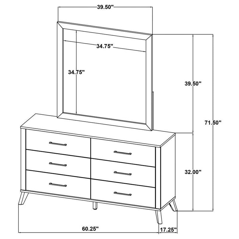 Kaywood - 6-Drawer Dresser Cabinet