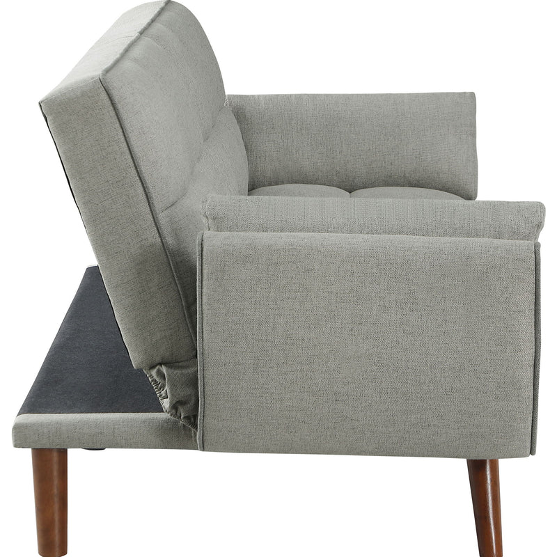 Caufield - Tufted Convertible Sofa Bed Upholstered - Gray