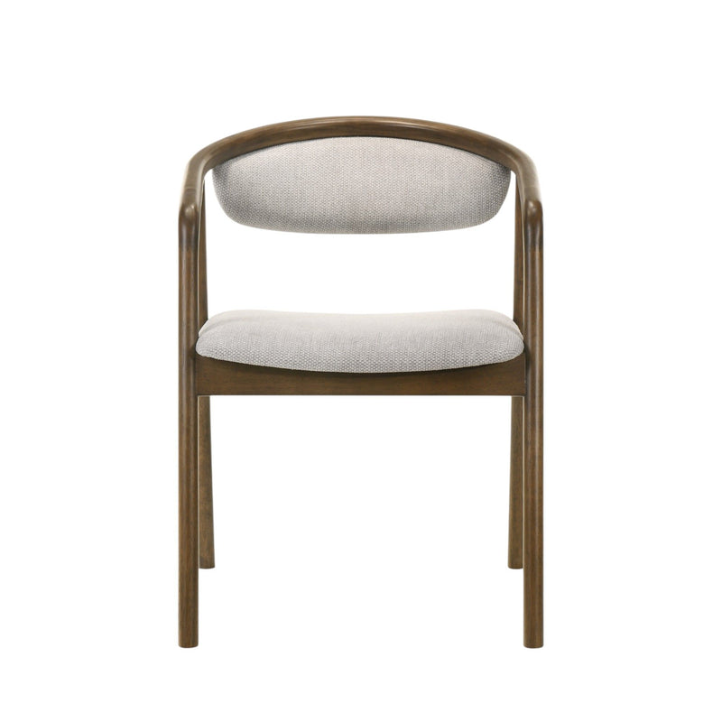 Delina - Side Chair - Gray / Walnut