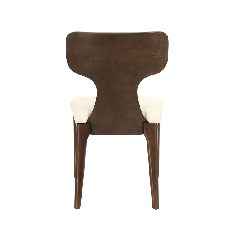 Koen - Side Chair (Set of 2) - Beige / Brown Oak