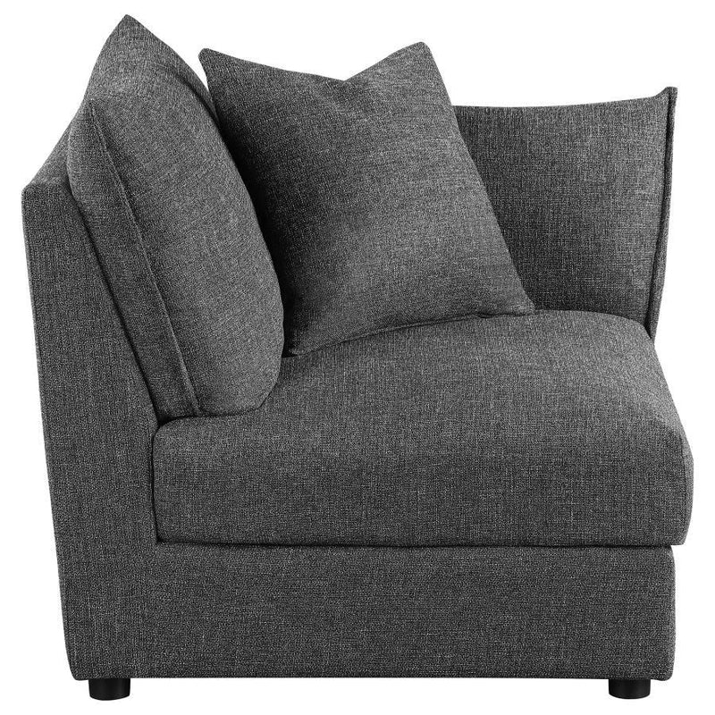 Sasha - Upholstered RAF Chair - Barely Black