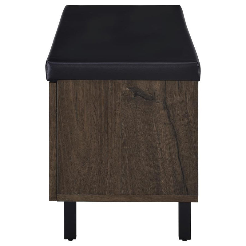 Brixton - 2-Door Padded Entryway Shoe Storage Bench