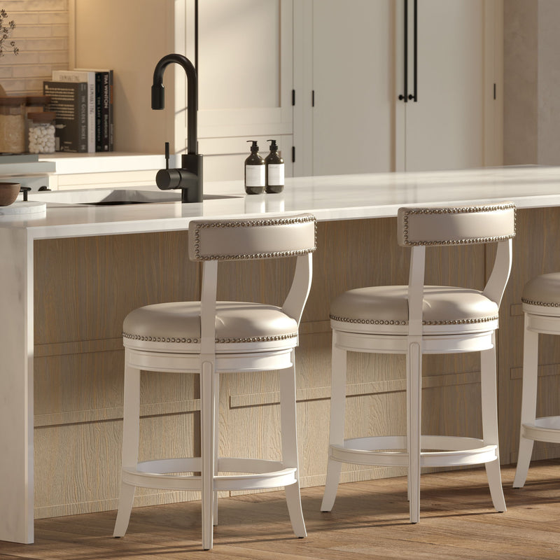 Stool & Upholstered Seat And Back