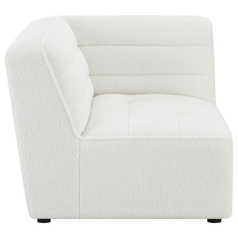 Sunny - Upholstered Corner Chair Natural - Ivory