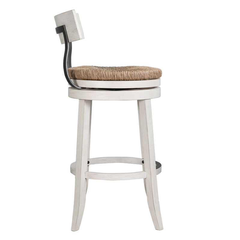 Stool With Natural Seagrass Seat