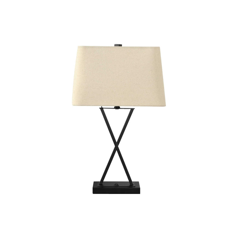 Lighting, Table Lamp, USB Port Included, Resin, Transitional - Black