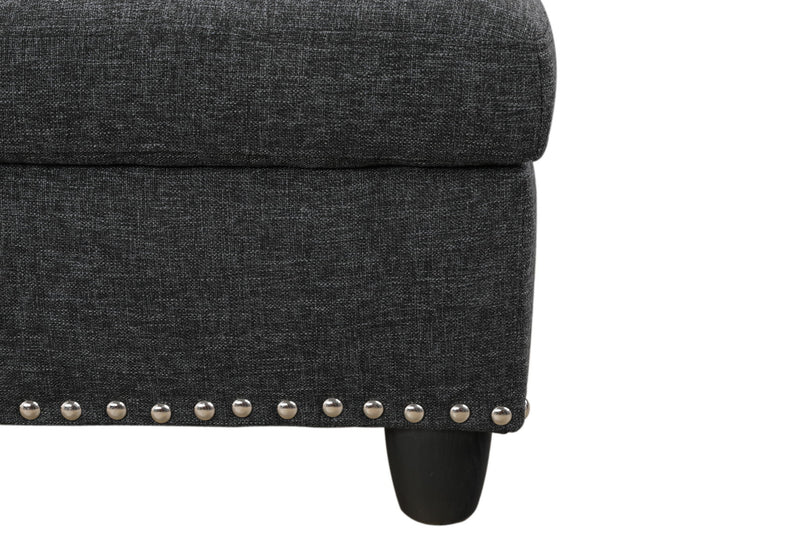 Alger - Left Hand Facing Sofa & Chaise With Ottoman