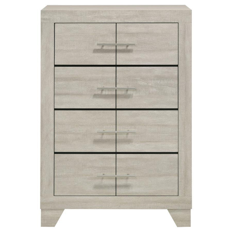 Trenton - 4-Drawer Bedroom Chest Of Drawers - Rustic Cream