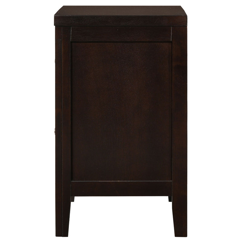Garrett - 2 Drawer Nightstand - Cappuccino