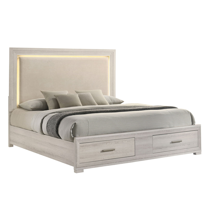 Colorado - Bed With Upholstered LED Headboard