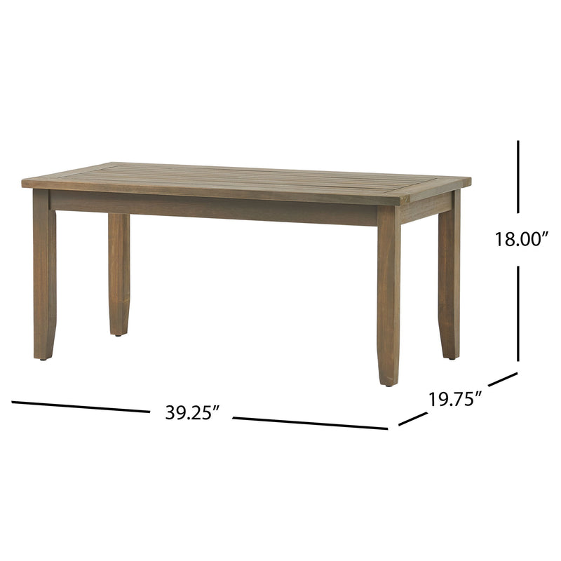 Outdoor Chat Set With Coffee Table And Loveseat
