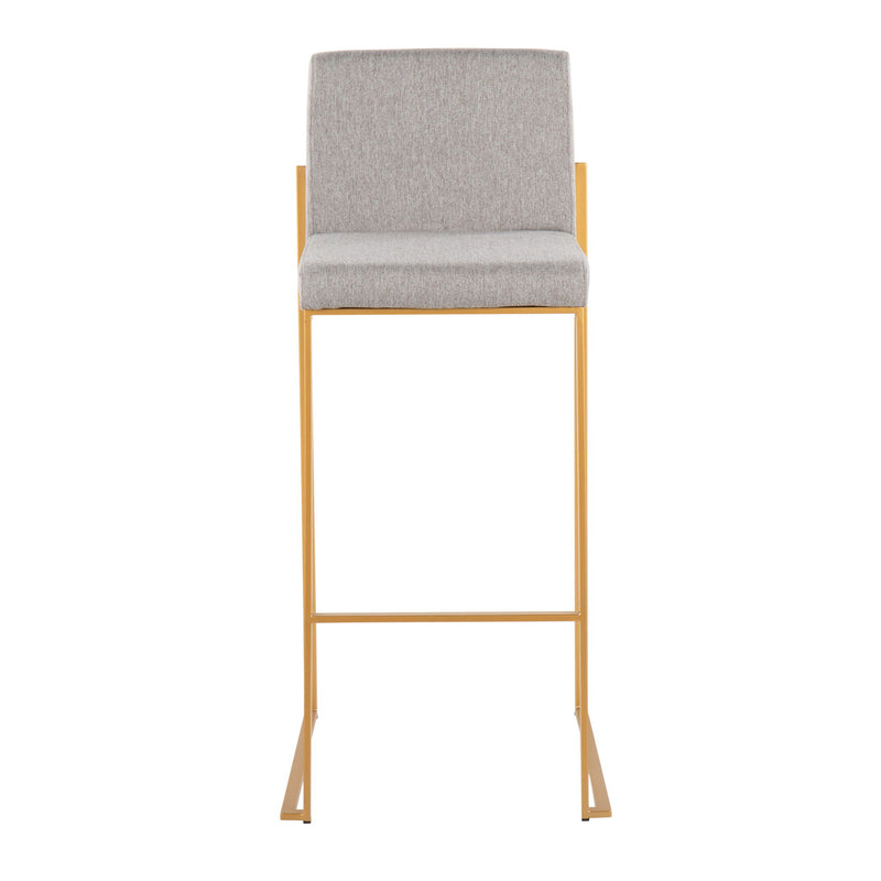 Fuji - Contemporary Design High Back Barstool